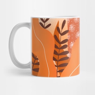 Love yourself and love nature orange version Mug